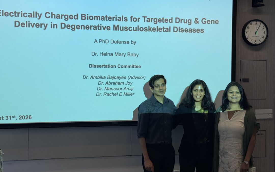 Congratulations Dr. Helna Baby!